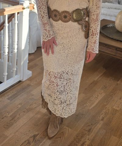 Cerise Blue blonde nederdel 2483 creme