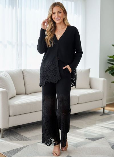 Bisou sæt med kraftig blonde 5823 sort