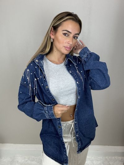 Soy & Co denim skjorte jakke 989 jeans