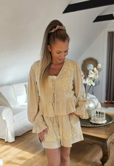 Soy & Co bohemien hør sæt 02160 beige