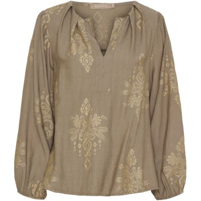 Marta De Chateau - Bayleaf skjorte bluse 7705 fango