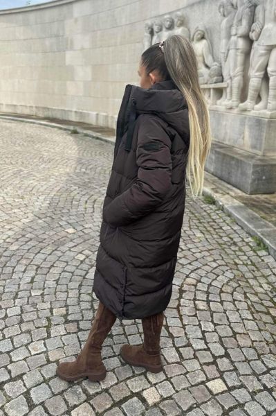 Rock and Blue Camilla Coat Coffee Brown