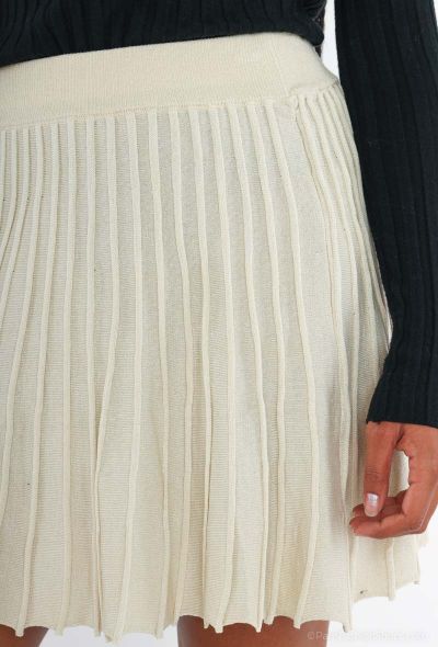 Paris et moi - Beige glimmer nederdel