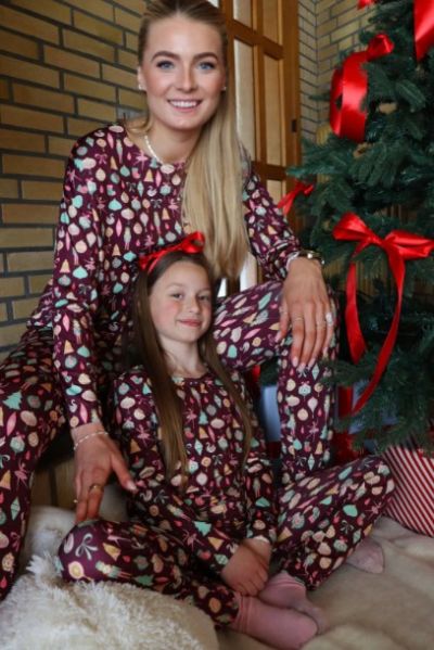 Liberte Alma LS Tshirt Kids 9659 BALLERINA BORDEAUX