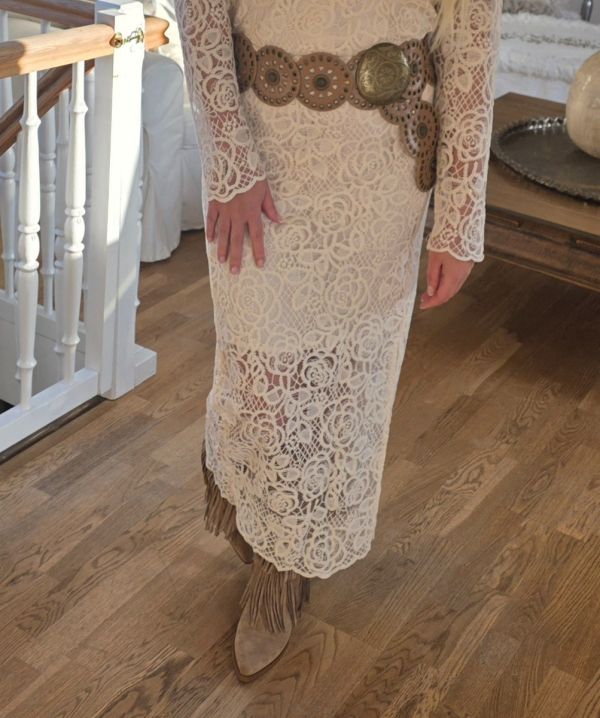 Cerise Blue blonde nederdel 2483 creme