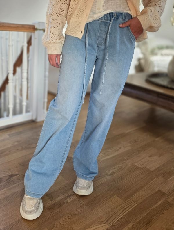 Mybestiny løse lette denim bukser - 996