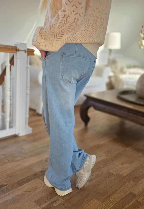 Mybestiny løse lette denim bukser - 996