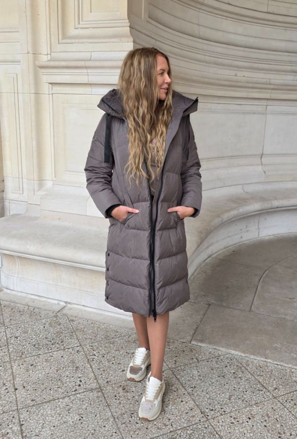 Rock and Blue Camilla Coat Mole Brown