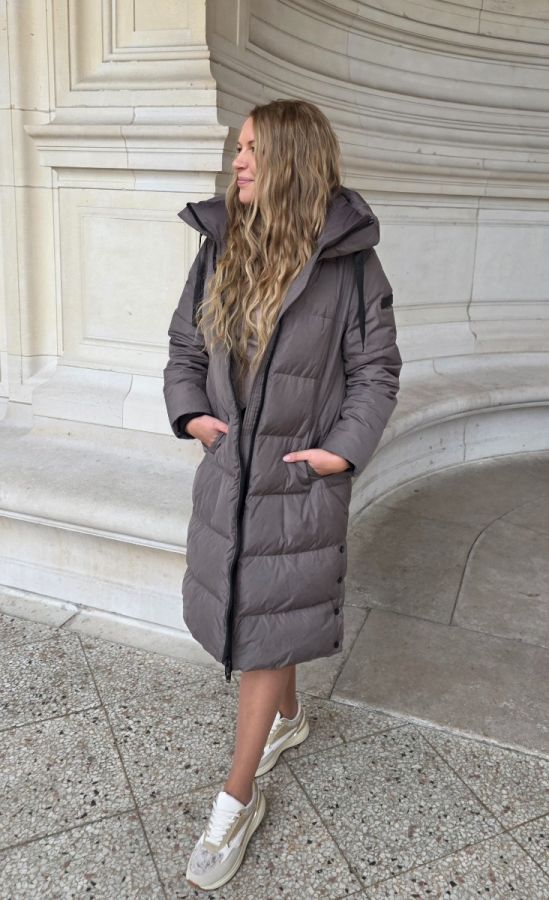 Rock and Blue Camilla Coat Mole Brown