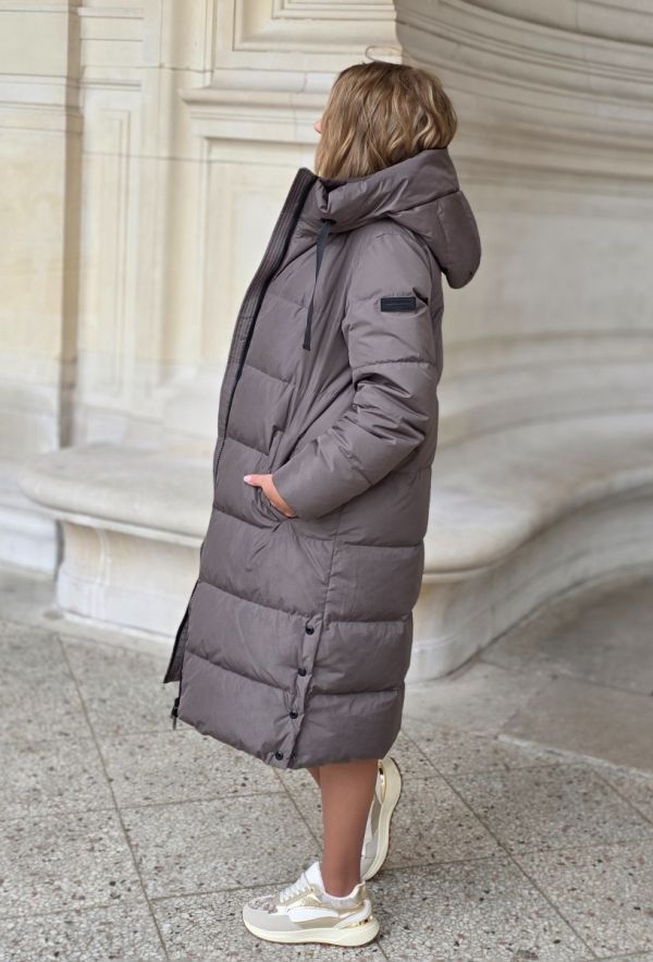 Rock and Blue Camilla Coat Mole Brown