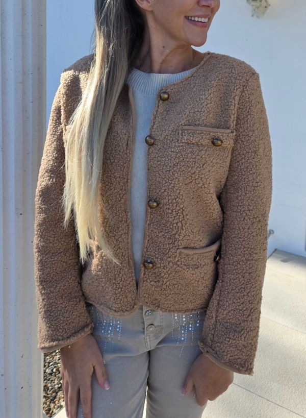 Marta De Chateau - Frost jakke - Camel - 258949