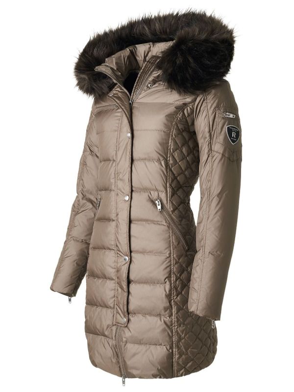 Rock and Blue Beam falcon vinterjakke med Grey faux fur kvinde