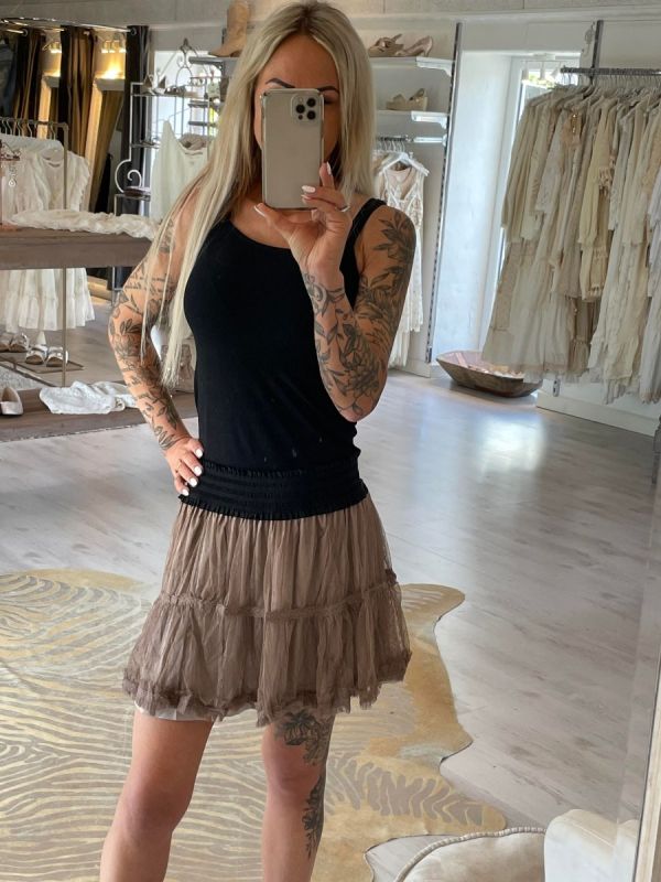 kilky Vita nederdel 6187 taupe kvinde