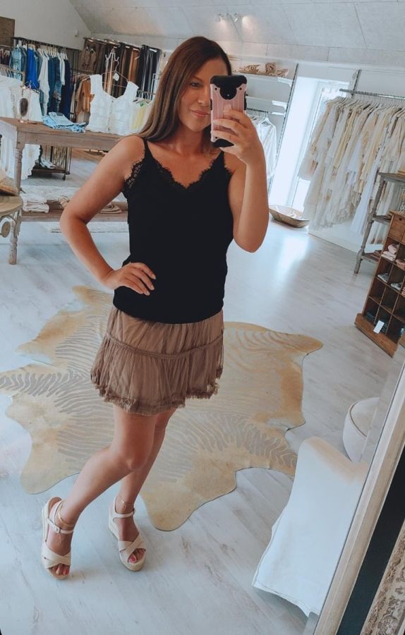 kilky Vita nederdel 6187 taupe kvinde