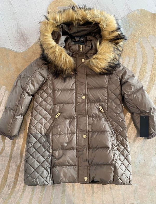 Rock and Blue Beam kids Jakke Falcon med Natur faux fur