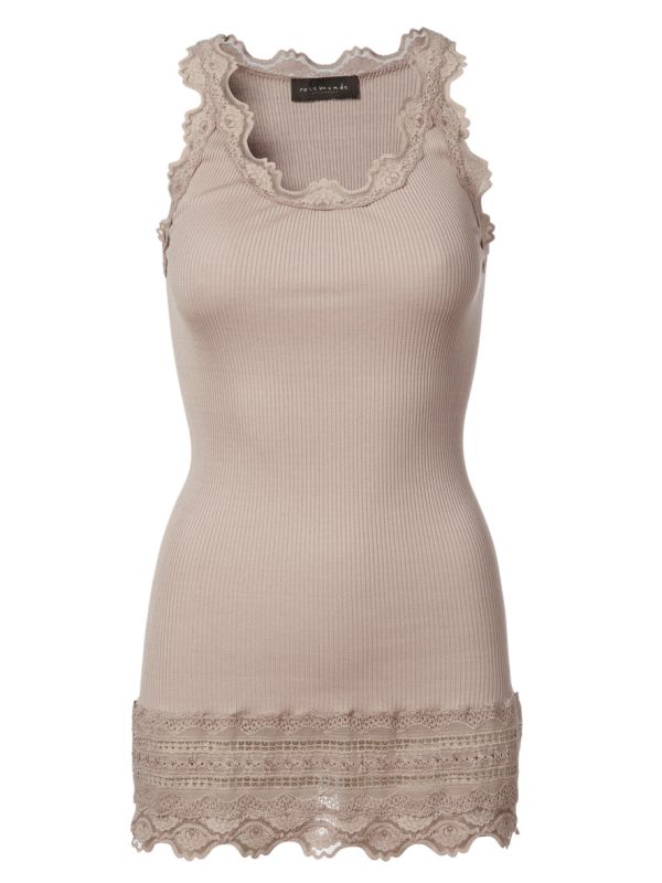 Rosemunde Lang silketop - Vintage powder- 5315-341