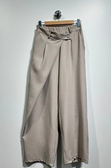 Amy&Clo bukser med nålestriber 90500 beige