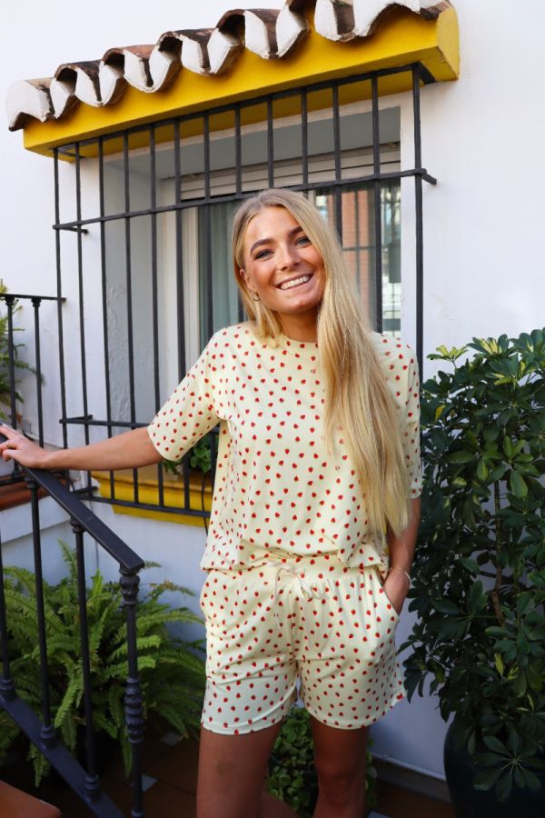 Alma Liberte tshirt- 9519 - Creamy strawberry