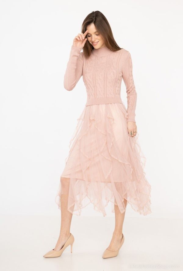 Golden days princess tyl dress 182 rosa