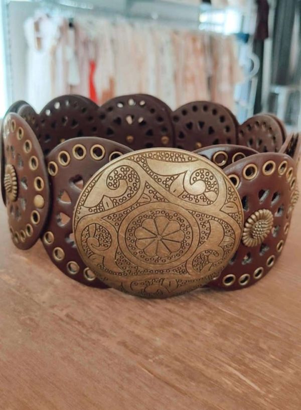 Boho medalje bælte mørk