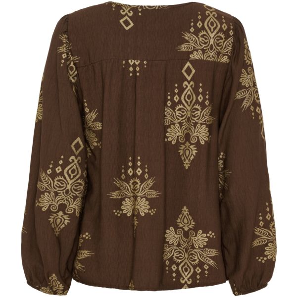 Marta De Chateau - Bayleaf skjorte bluse 7705 brun
