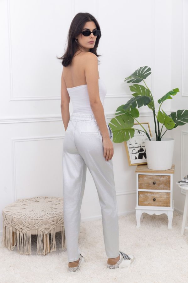 Folyrose Silver baggy pants