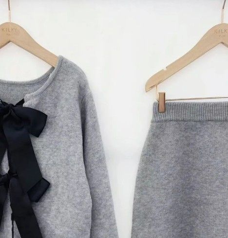 Kilky sæt med Sløjfer 1643 Grå