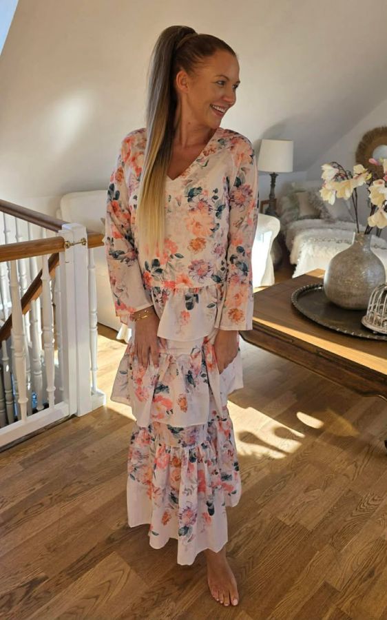 Trois Ka lang flower dress 