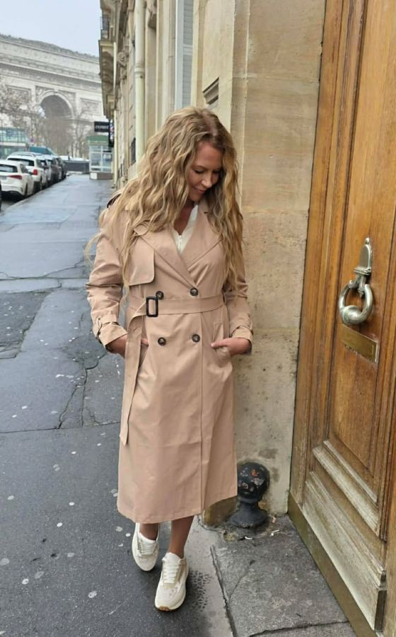 Esther H Trench Coat 8802 beige