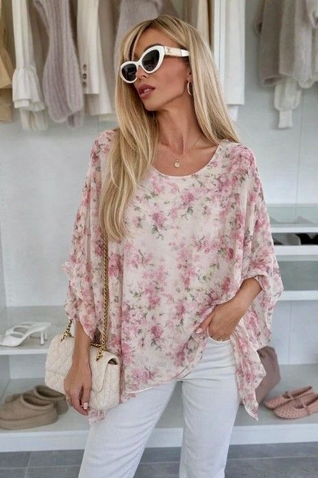 Issyma tunika bluse i flower 89912 flere farver