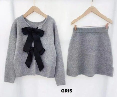 Kilky sæt med Sløjfer 1643 Grå