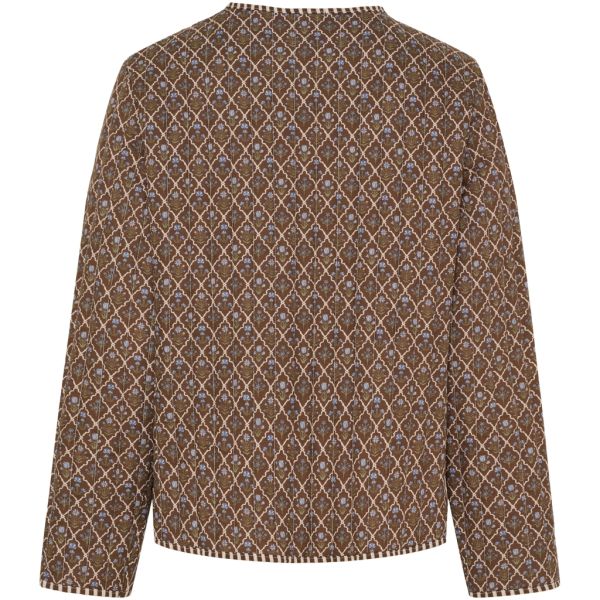 Marta De Chateau - Avril Quilt jakke 86567 brun print