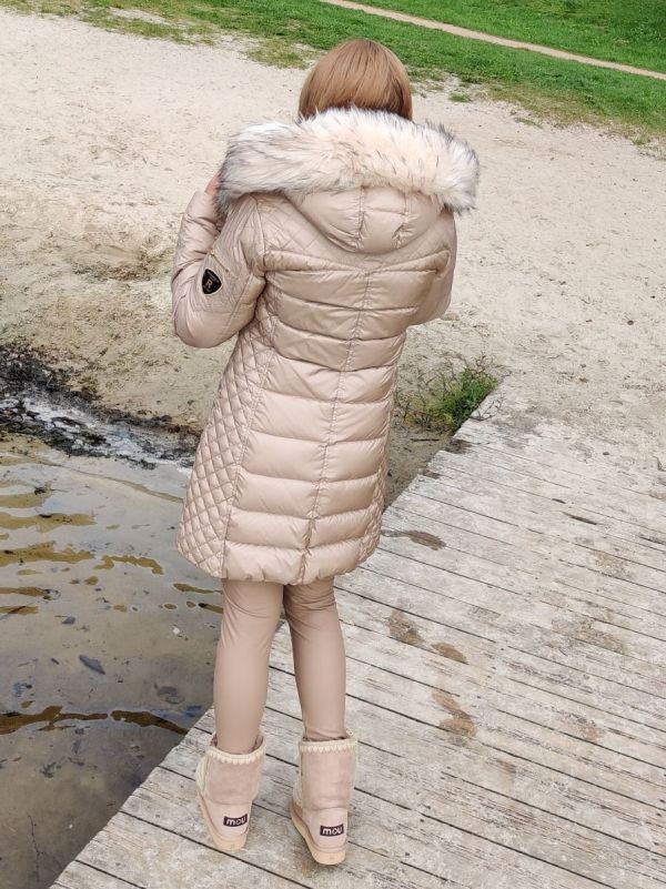 Rock and Blue Ciara mushroom vinterjakke med mushroom Faux Fur