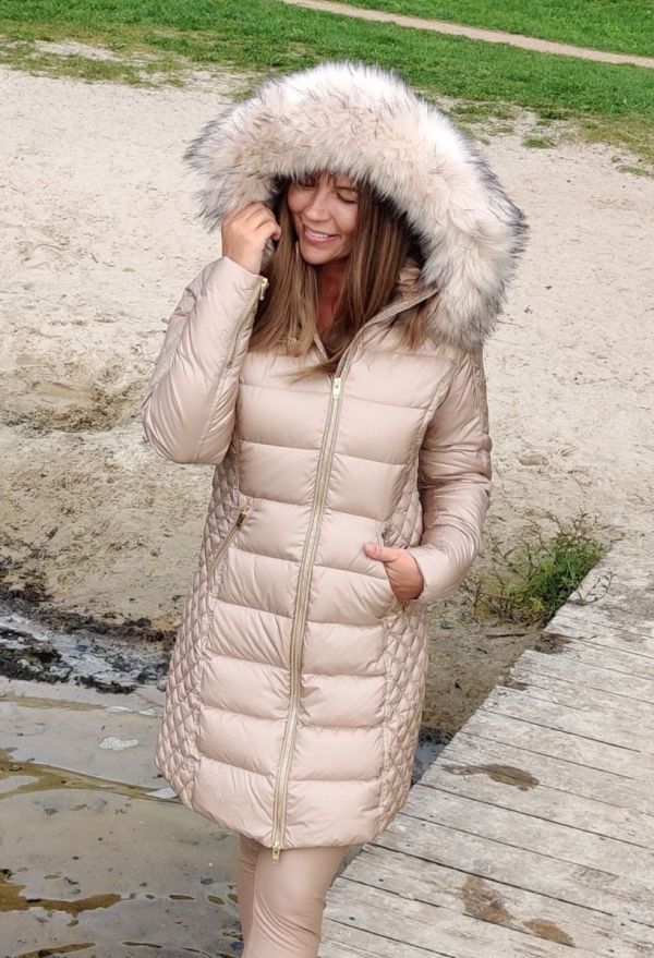 Rock and Blue Ciara mushroom vinterjakke med mushroom Faux Fur