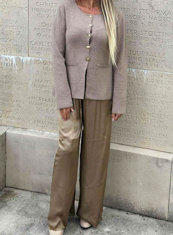 Kilky Helle cardigan Sun gold 1746 taupe