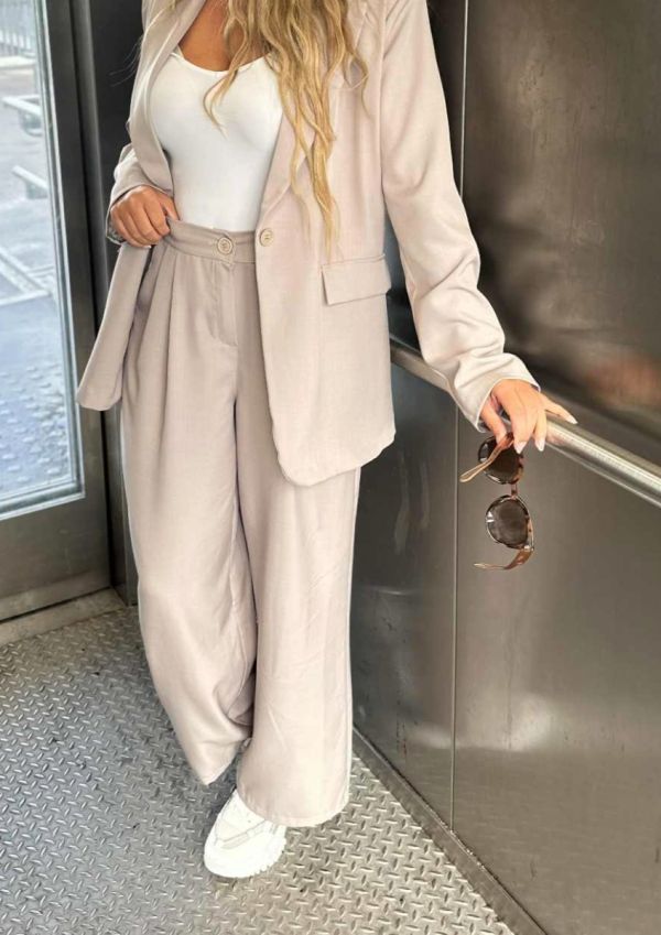 Prestila habit bukser taupe