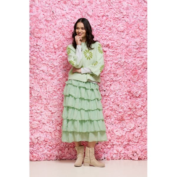 Marta De Chateau - karen nederdel 7664 lysegrøn