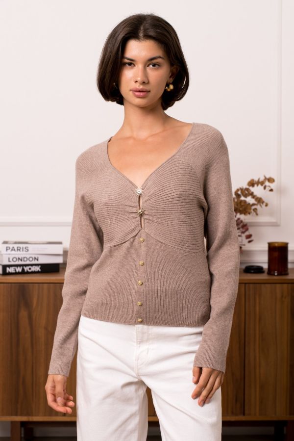 Kilky Sun bluse 1786 taupe