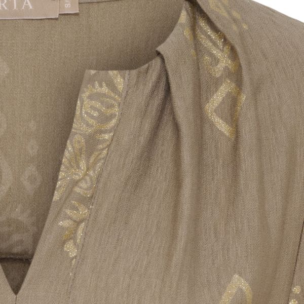 Marta De Chateau - Bayleaf skjorte bluse 7705 fango