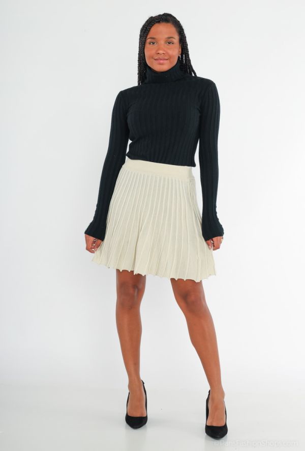 Paris et moi - Beige glimmer nederdel