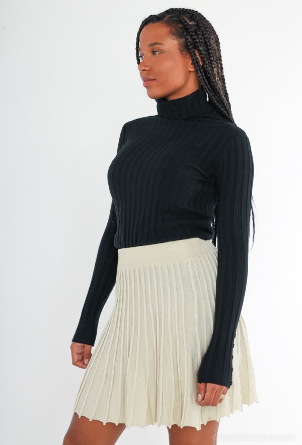 Paris et moi - Beige glimmer nederdel