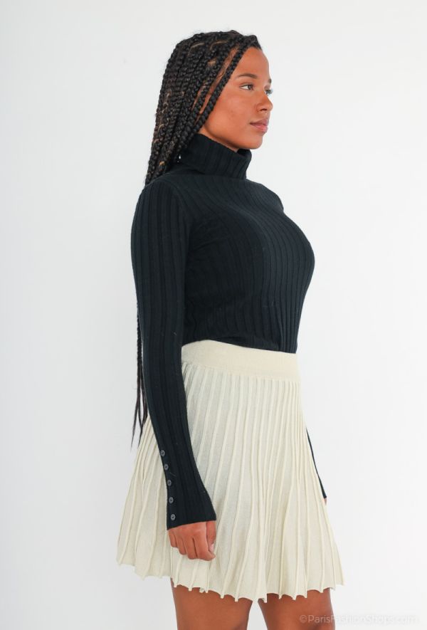 Paris et moi - Beige glimmer nederdel