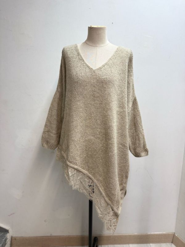 Farfella skrå strik med blonde Flere farver