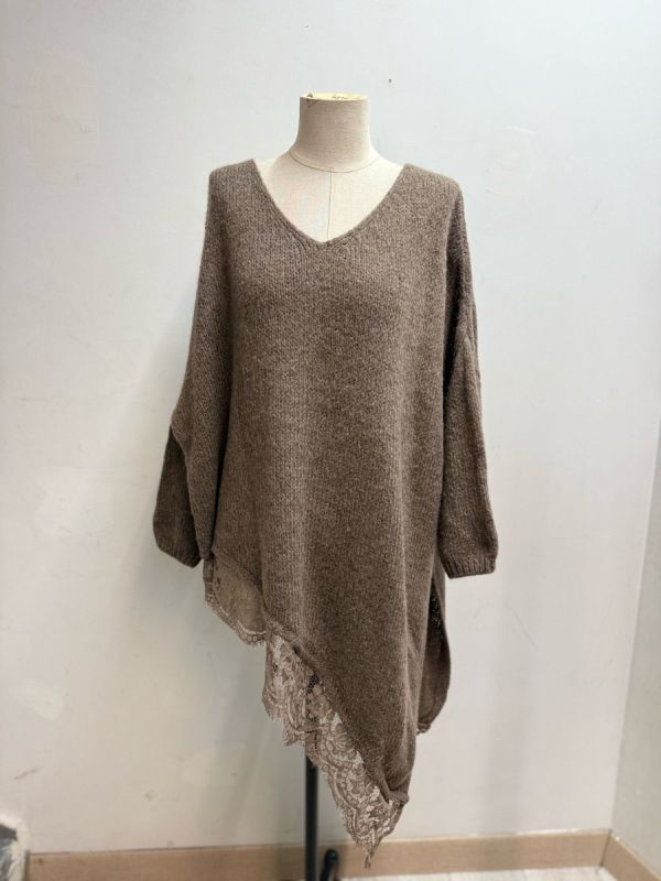 Farfella skrå strik med blonde Flere farver