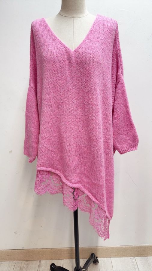 Farfella skrå strik med blonde Flere farver