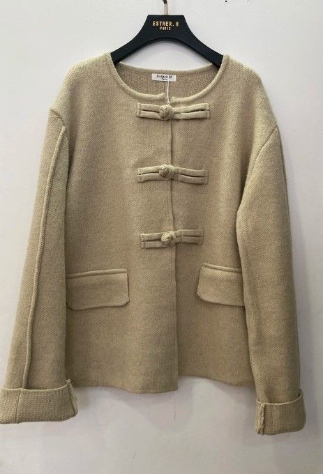 Esther H Knit cardigan 9199 beige
