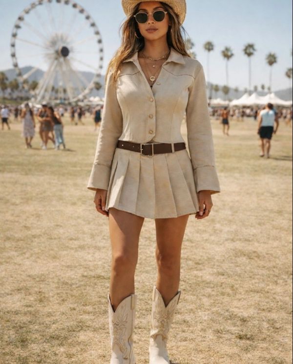 Amy&Clo Skorts 52983 beige