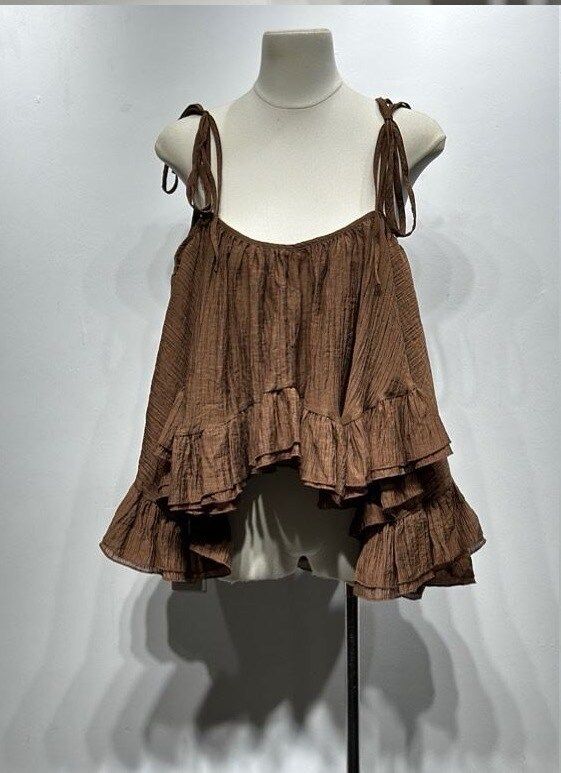 Mochy oversized strop top 10805 Flere farver