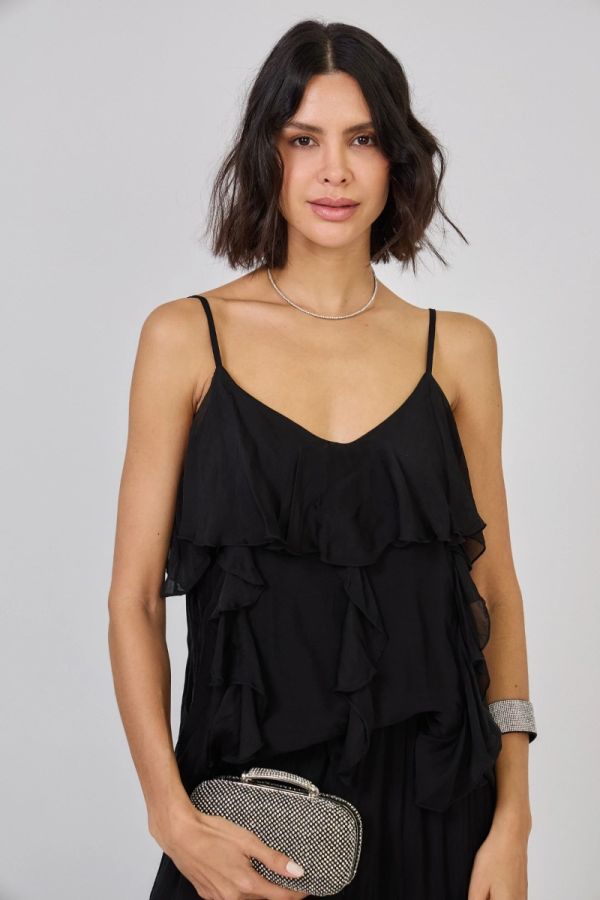 Enjoy Silke sommer top Sort