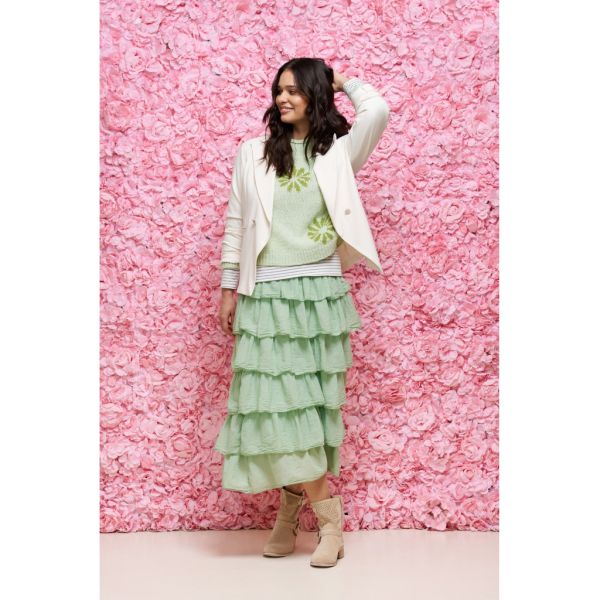 Marta De Chateau - karen nederdel 7664 lysegrøn